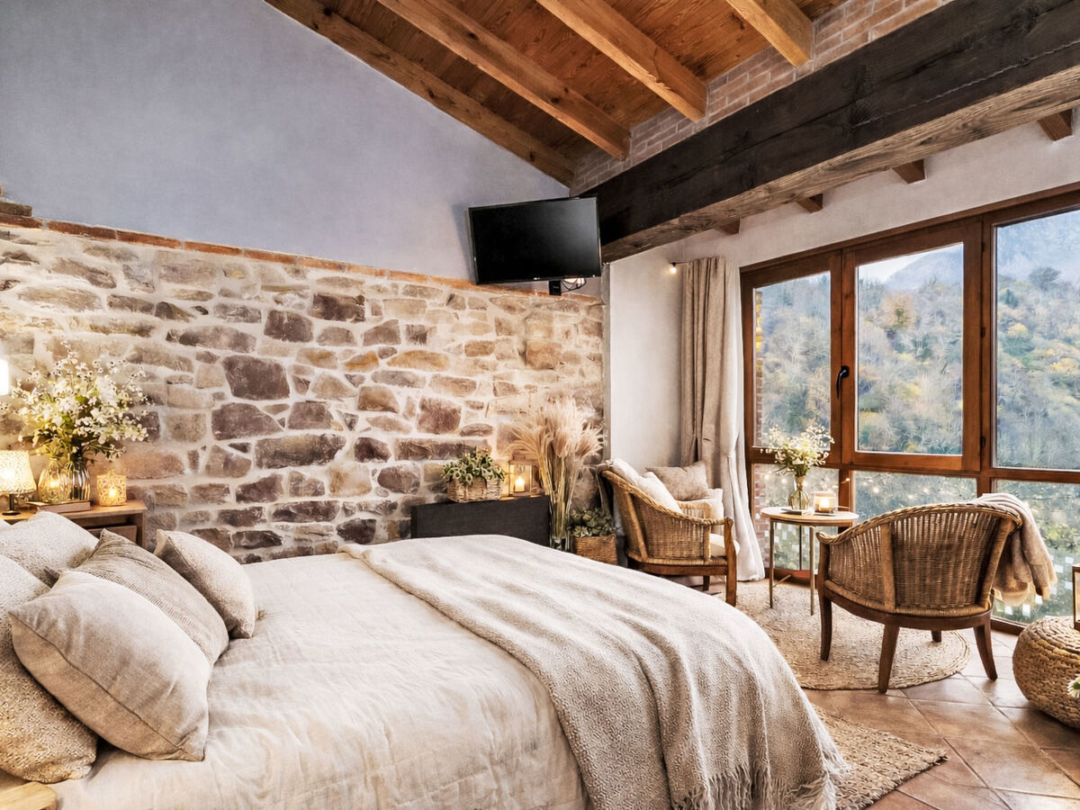 Appartement rural à Las Ventas, jacuzzi et vue montagne - Photo 5