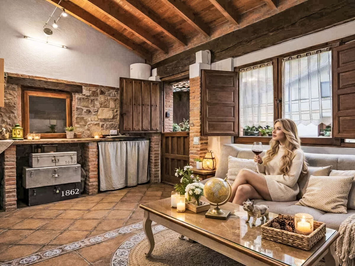 Appartement rural à Las Ventas, jacuzzi et vue montagne - Photo 18