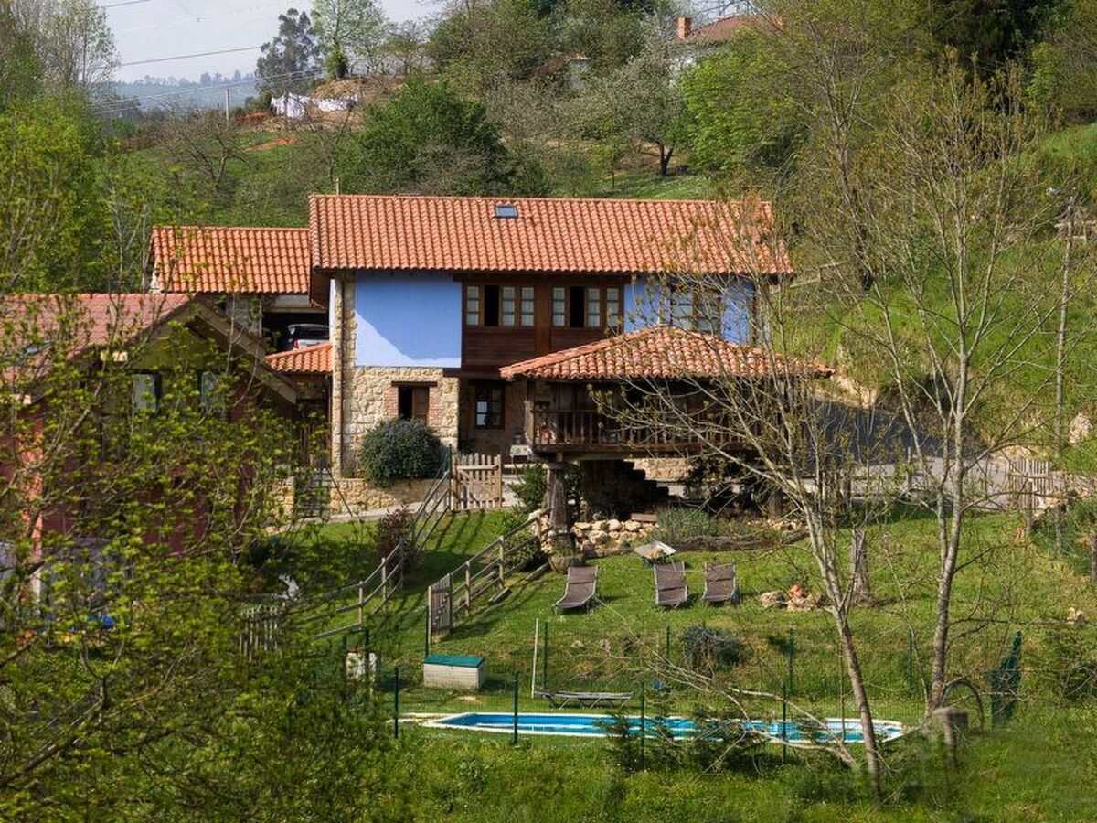 Maison Casería María Sopeña à Pruneda, piscine et cheminée - Photo 1