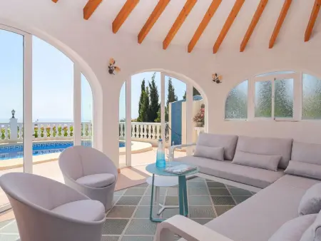 Villa La Perla Moraira – vue mer 180° et piscine privée : photo 15