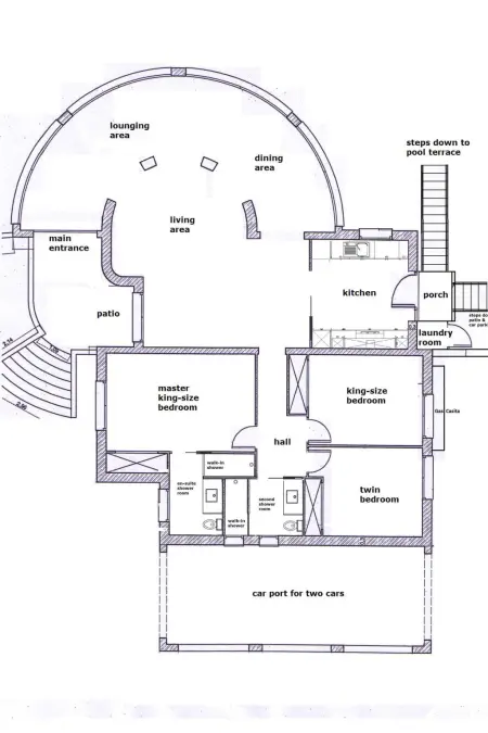 Villa Mirador al Sur, 11x5m pool, 180° views : photo 17
