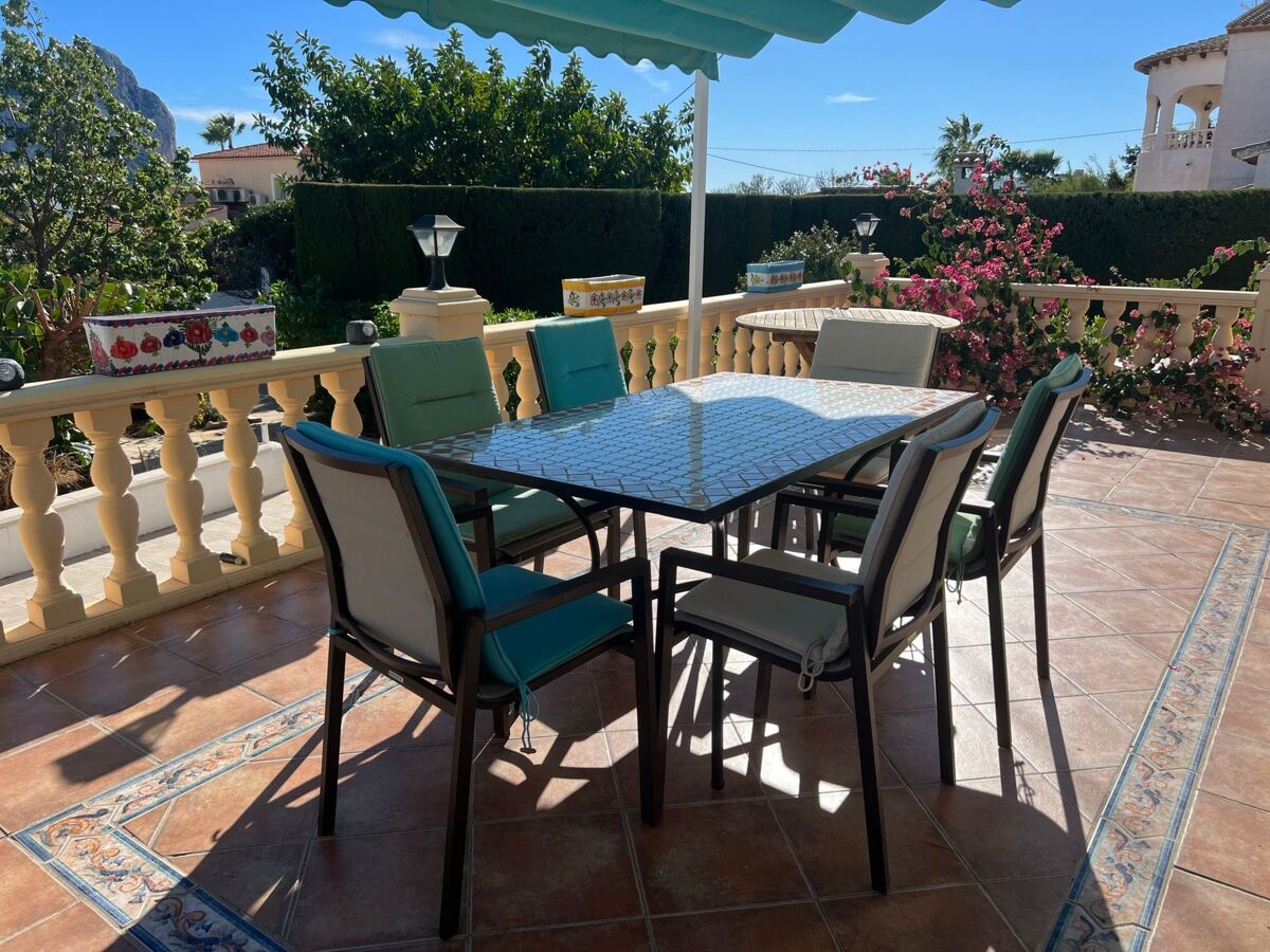 Maison plain-pied avec piscine 4×8 m à Calpe, jardin méditerranéen - Photo 48