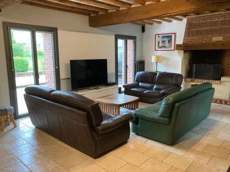 Maison 12 pers., 5 ch., piscine chauffée à Ganzeville - Photo 4