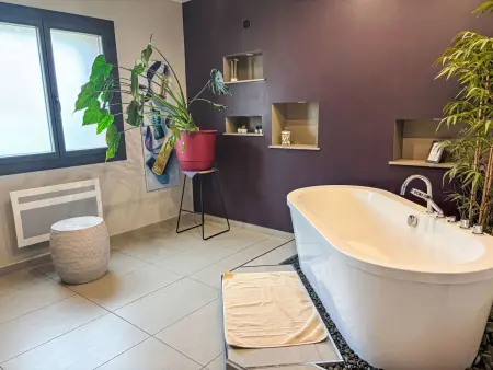 Maison 12 pers., 5 ch., piscine chauffée à Ganzeville - Photo 11