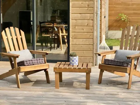 Maison bois 54 m² avec jardin, 500 m du centre à Portbail : photo 3