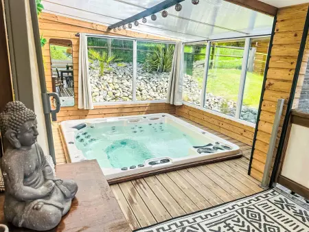 Mobil-home avec Jacuzzi privatif à Anneville-sur-Scie - Photo 5