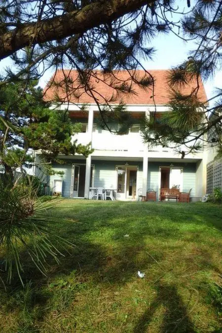 Location maison à Denneville, Robinson-Villa mit Meerblick, 50m vom Strand entfernt