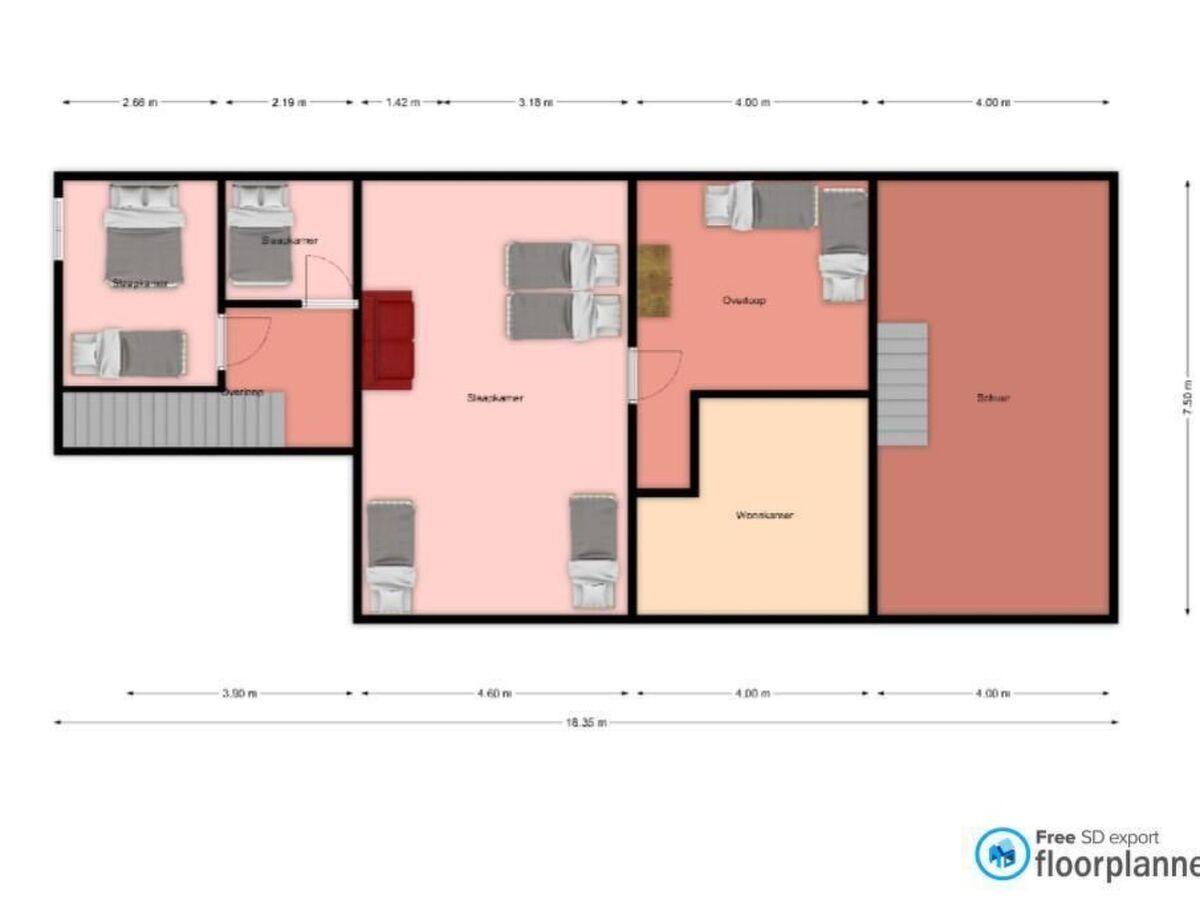 Gite Rouge – Maison 8 pers., 3000 m² de terrain à Putanges - Photo 15