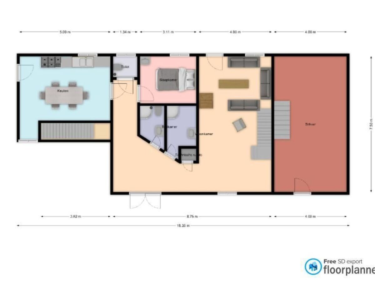 Gite Rouge – Maison 8 pers., 3000 m² de terrain à Putanges - Photo 16