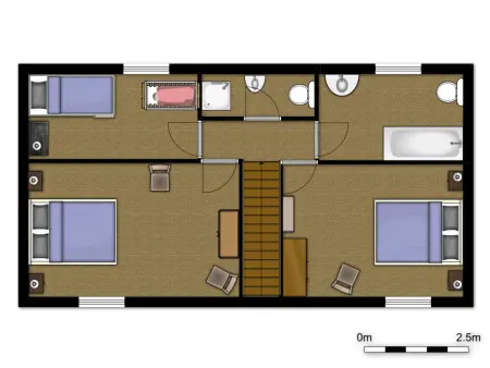 Landgut  La Vacherie  mit Terrasse, Maison 6 personnes à Bretteville sur Ay - Photo 27