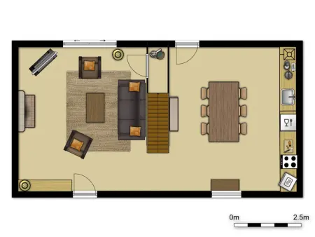 Landgut  La Vacherie  mit Terrasse, Maison 6 personnes à Bretteville sur Ay - Photo 28