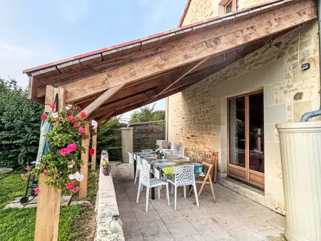 Deux granges aménagées 17 pers., piscine chauffée en Berry : photo 4