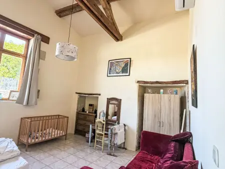 Deux granges aménagées 17 pers., piscine chauffée en Berry : photo 29
