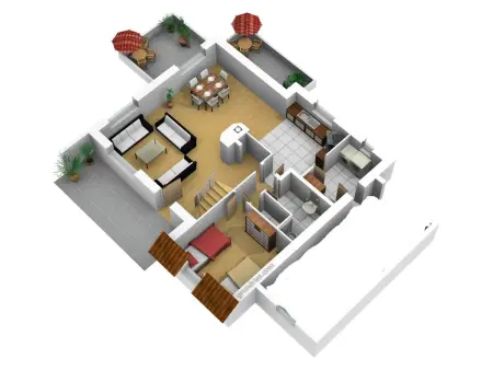 Komforthaus mit Traumgarten und Meerblick, Maison 6 personnes à Plouha - Photo 27
