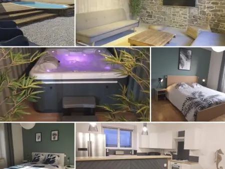 Maison 7 chambres avec piscine chauffée à Plouescat : photo 5