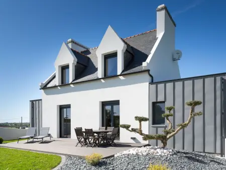 Location maison à Goulven, Villa Tante Alice  Meerblick Komfort Villa Alleinlage mit Aufzug Jacuzzi Dampfb