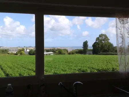 Maison du Rheun Trégondern - Santec, vue mer 400m plage : photo 7