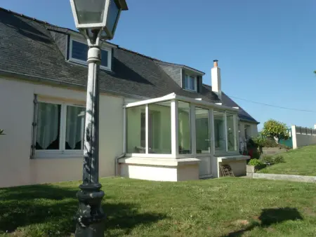Maison du Rheun Trégondern - Santec, vue mer 400m plage : photo 12