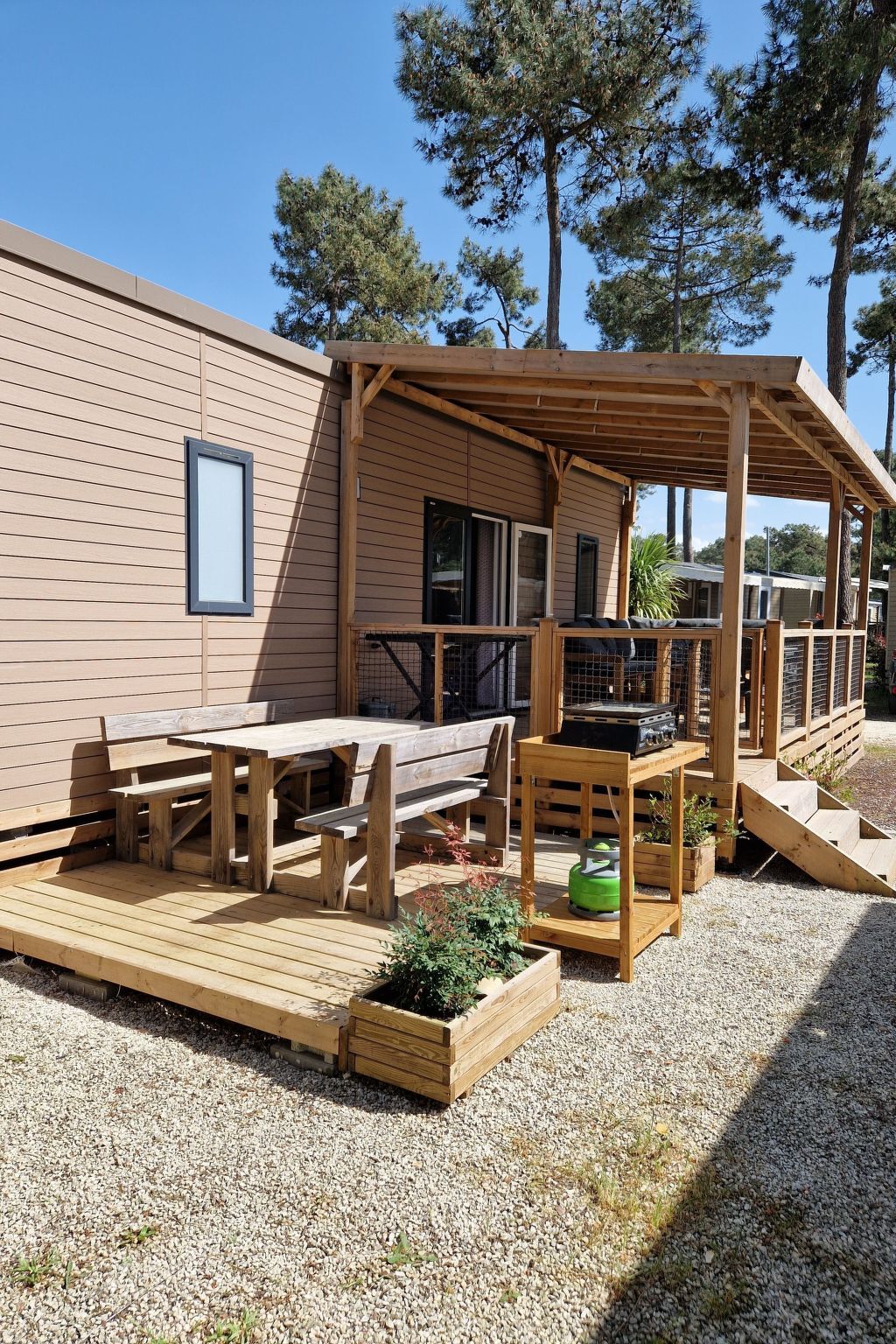 Mobil-home 6 pers. Camping 5* Montalivet, terrasse couverte - Photo 14