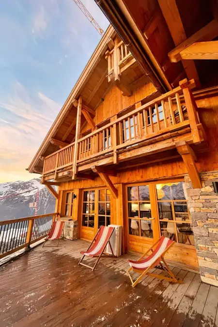 Chalet luxe 6 chambres, accès direct aux pistes à Villard Reculas : photo 9