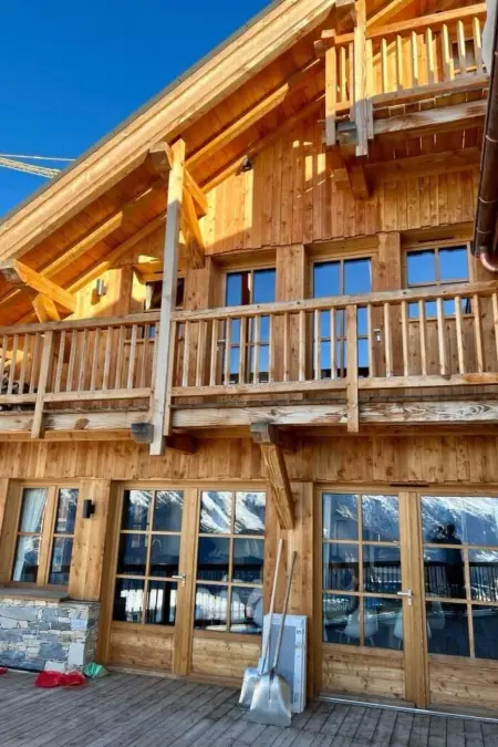 Chalet luxe 6 chambres, accès direct aux pistes à Villard Reculas : photo 25