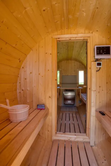 L'Orée du Bois – Lodge avec spa et piscine : photo 12