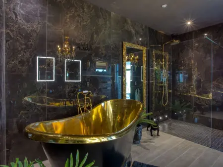Lodge Noire et Or à Eymet – Spa privatif : photo 8