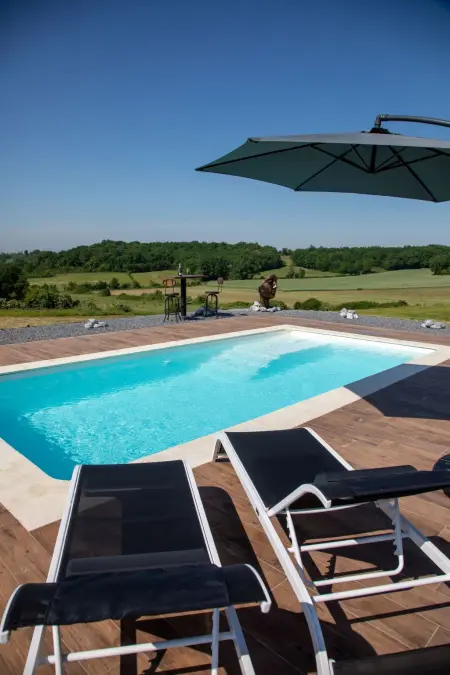 Lodge Noire et Or à Eymet – Spa privatif : photo 20