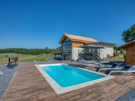 Lodge Noire et Or à Eymet – Spa privatif : photo 23