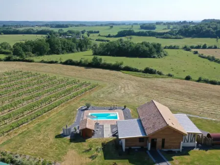 Lodge Noire et Or à Eymet – Spa privatif : photo 24