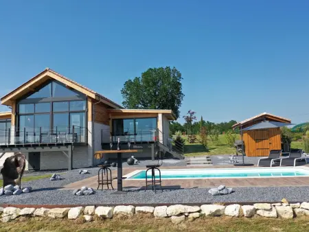 Lodge Noire et Or à Eymet – Spa privatif : photo 26