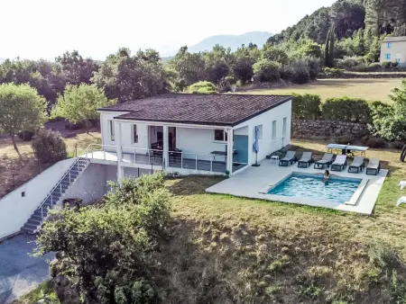 Villa Le Nid, maison 6 pers. vue Vercors en Ardèche : photo 2