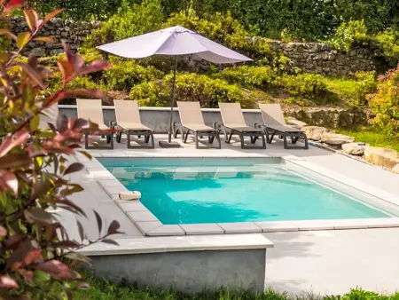 Maison 6 pers. avec piscine et vue panoramique à Largentière : photo 2