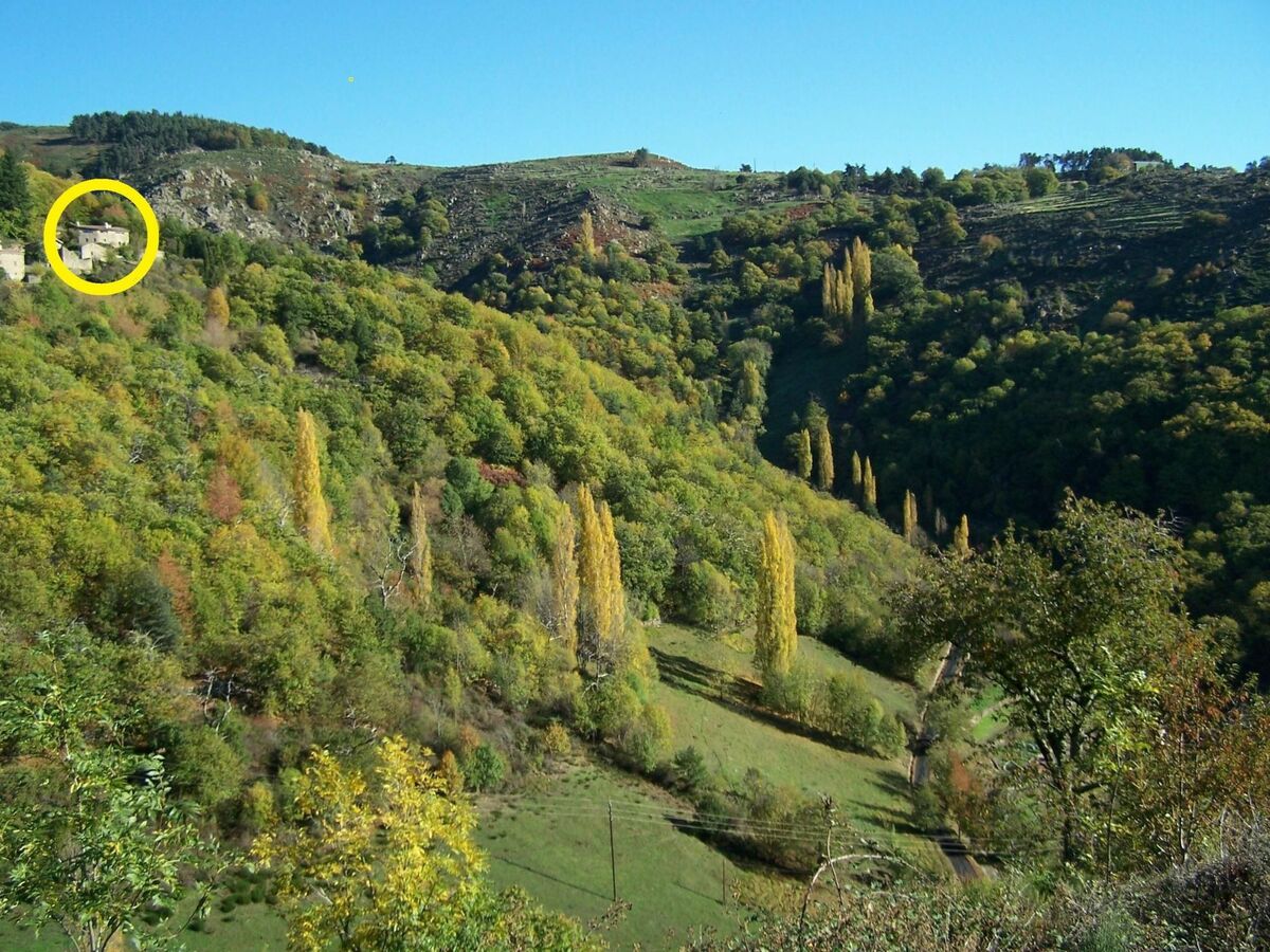 Maison pierre 7 pers. – Terrasse sud, vue vallée Ardèche - Photo 15