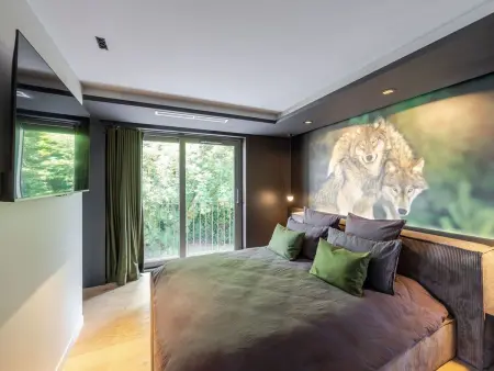 Loge aux Loups, Innenpool, Sauna, nahe am See, Maison 10 personnes à Gérardmer - Photo 21
