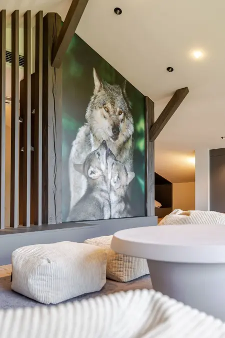 Loge aux Loups, Innenpool, Sauna, nahe am See, Maison 10 personnes à Gérardmer - Photo 38