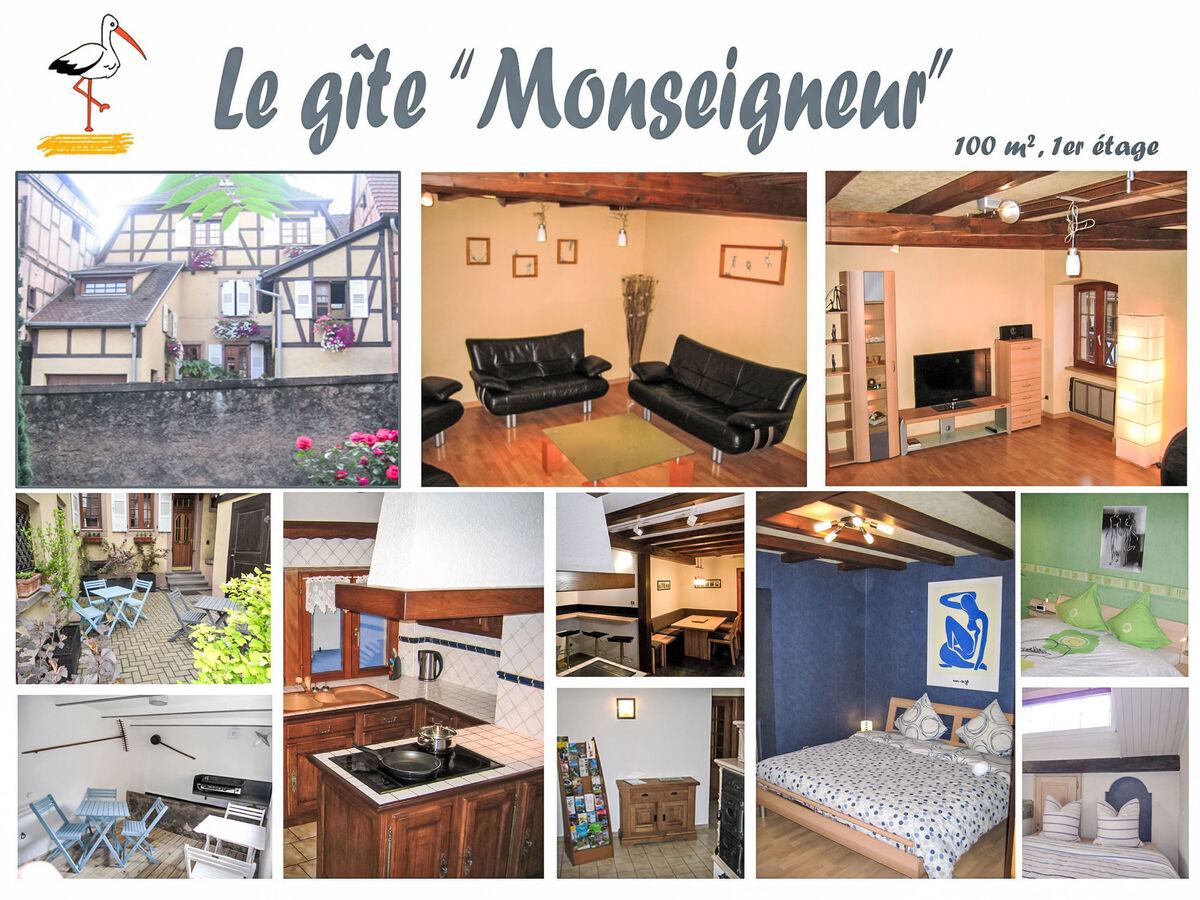 Monseigneur – Appartement 6 pers. à Obernai - Photo 13