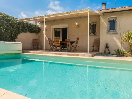 Location maison à Narbonne Plage, Haus für 4 Personen mit großem Privatpool
