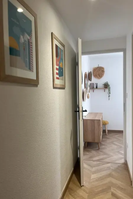 Duplex climatisé avec piscine à 150 m de la plage : photo 8