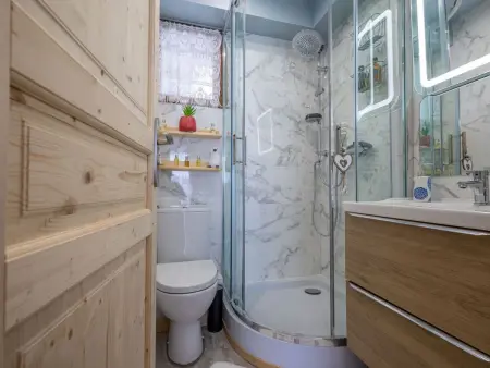 Studio L'Edelweiss 24 m² - Terrasse vue pistes : photo 9