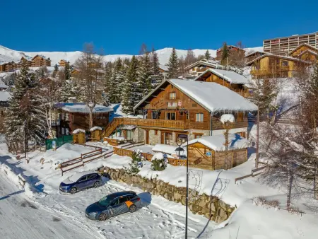 Studio L'Edelweiss 24 m² - Terrasse vue pistes : photo 27