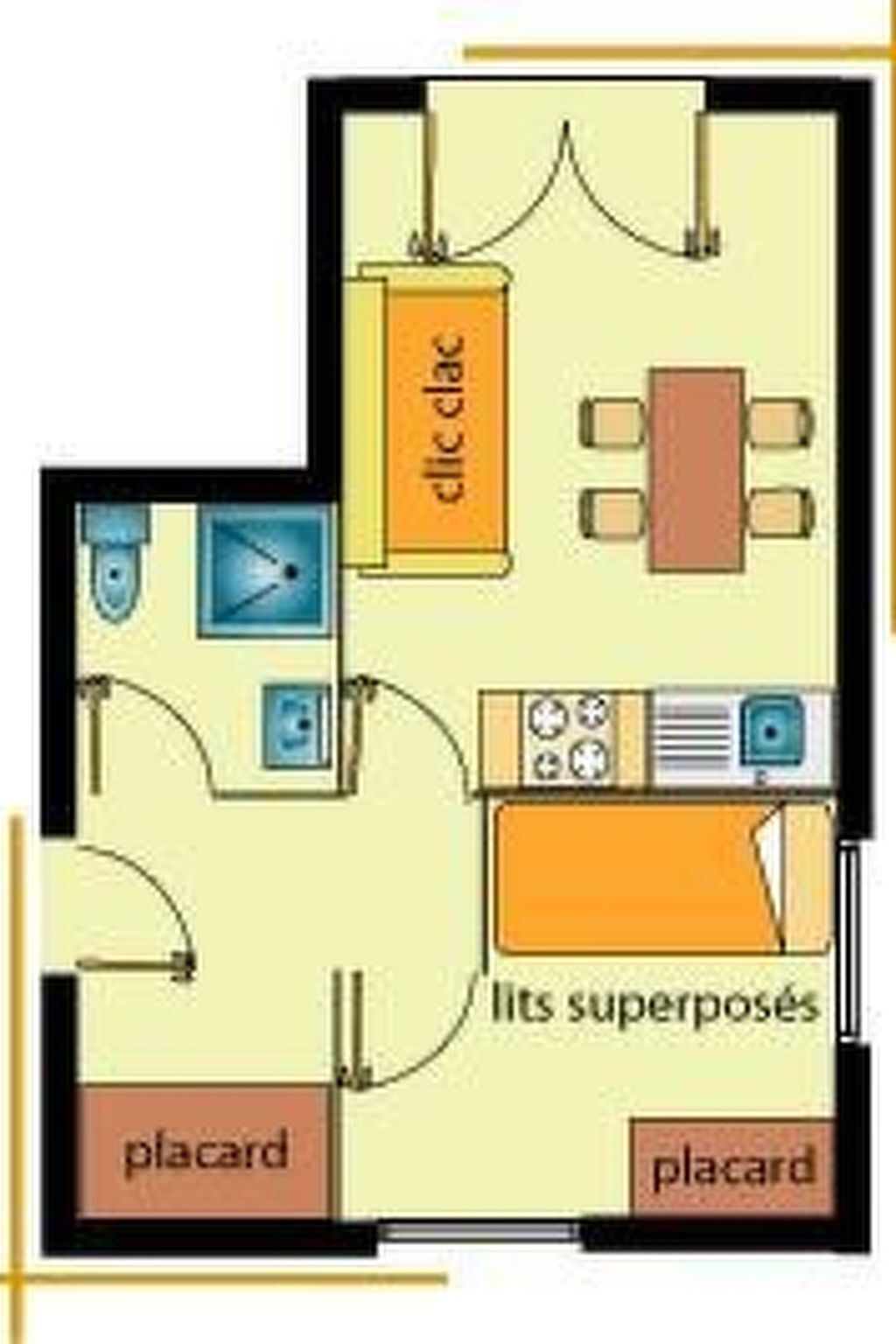 Appartement chalet 2 pers, piscine chauffée à Saint Sorlin d'Arves - Photo 17