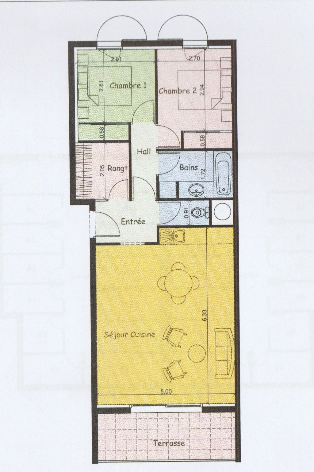 Appartement T3 Embrun, loggia sud et accès direct lac - Photo 12