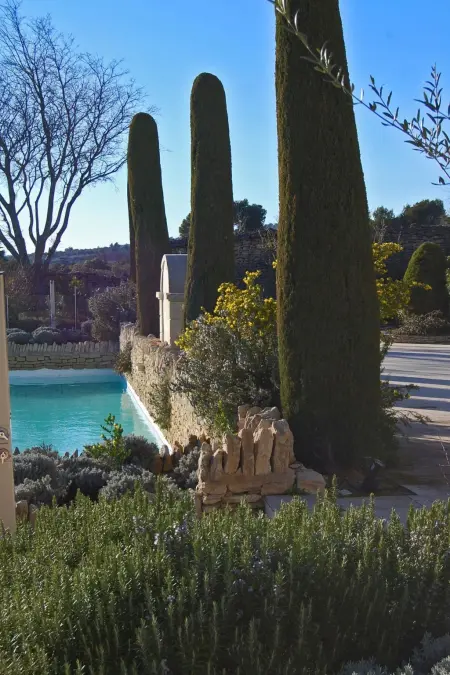 Cyprès du Paradis - Appartement Gordes, terrasse privée : photo 11