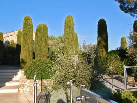 Cyprès du Paradis - Appartement Gordes, terrasse privée : photo 15