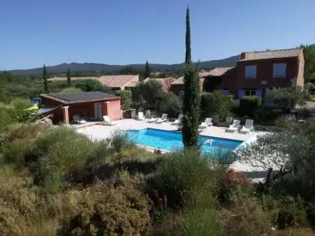 Les Amandiers, maison 2 chambres avec piscine à Aups : photo 44