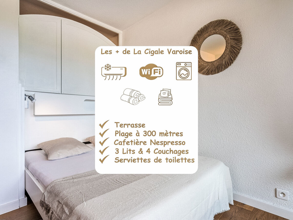 Studio terrasse 4 pers. à 300m de la plage, Hyères - Photo 27