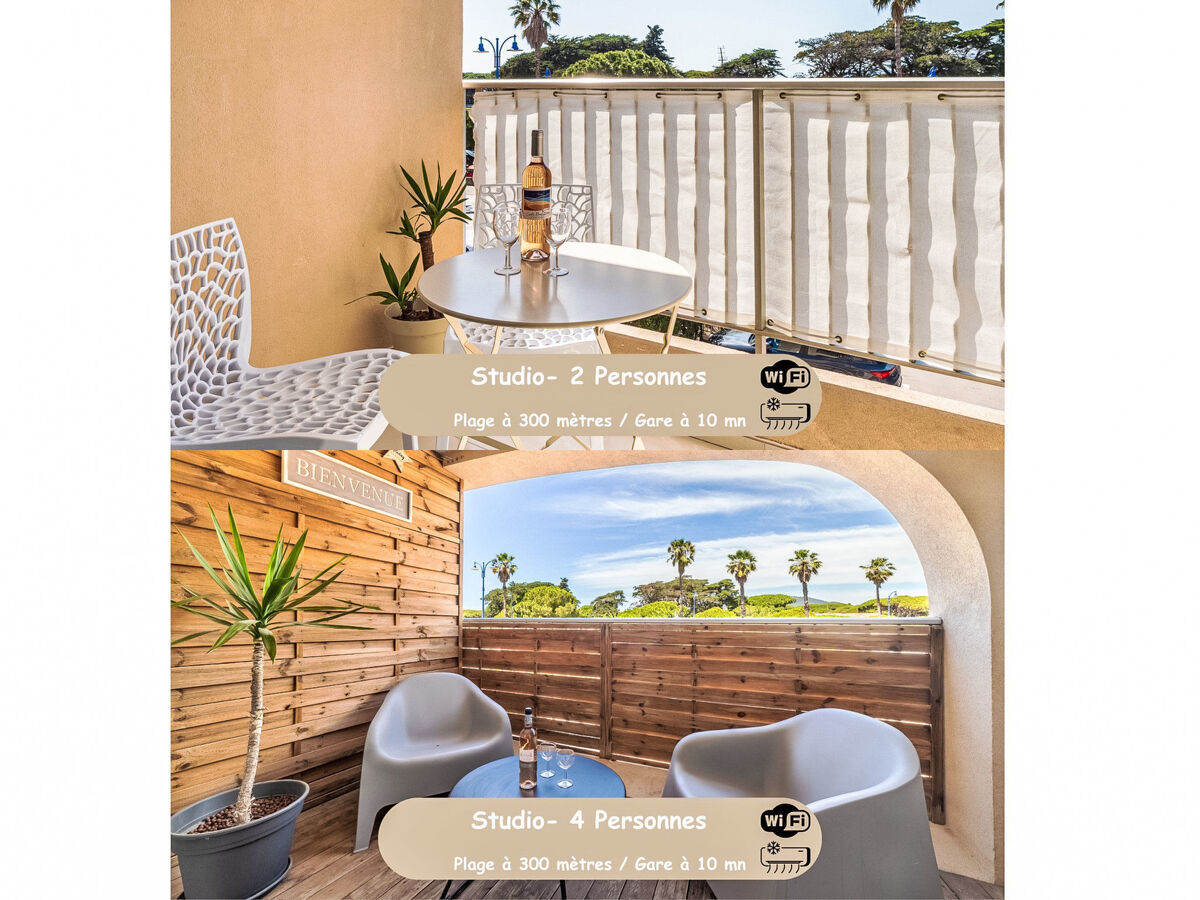 Studio terrasse 4 pers. à 300m de la plage, Hyères - Photo 28