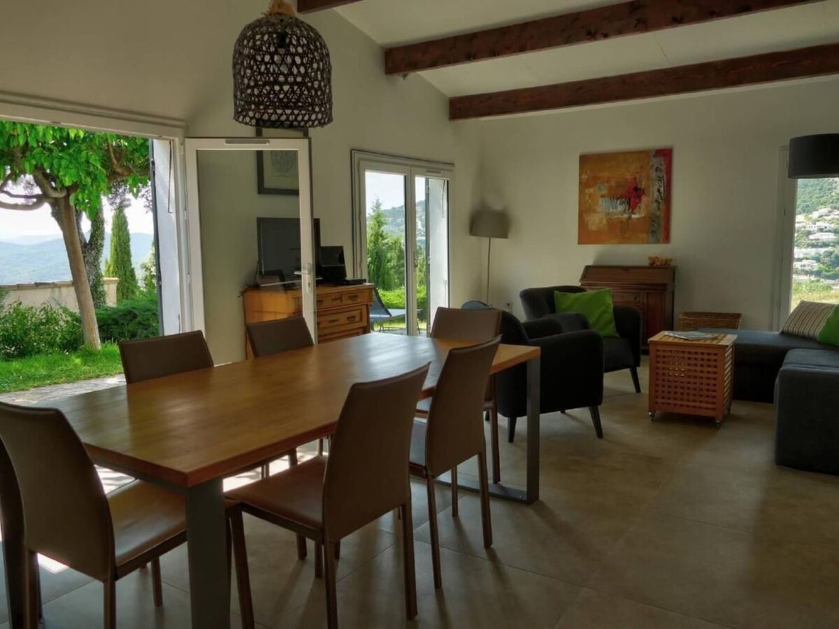 Villa Valcros, 8 pers., vue baie d'Hyères et piscine - Photo 11
