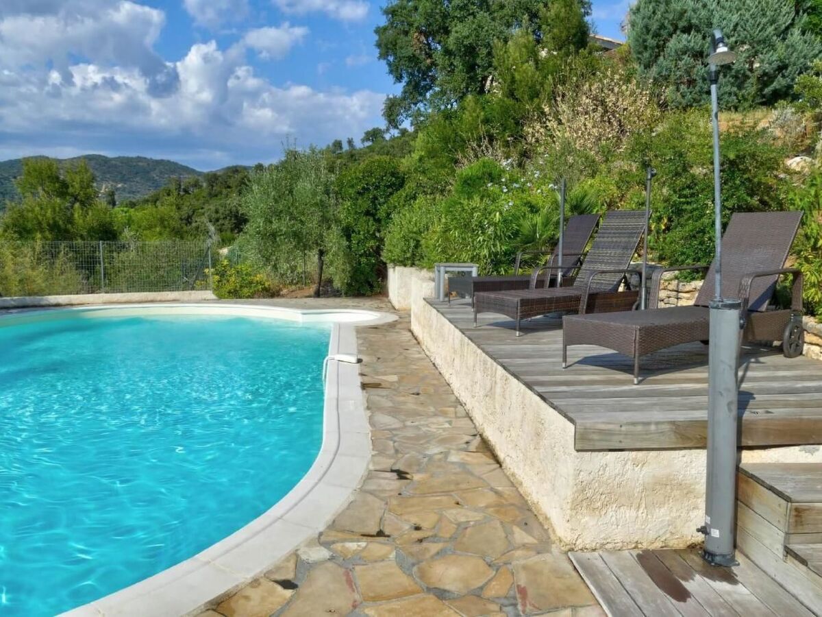 Villa Valcros, 8 pers., vue baie d'Hyères et piscine - Photo 21